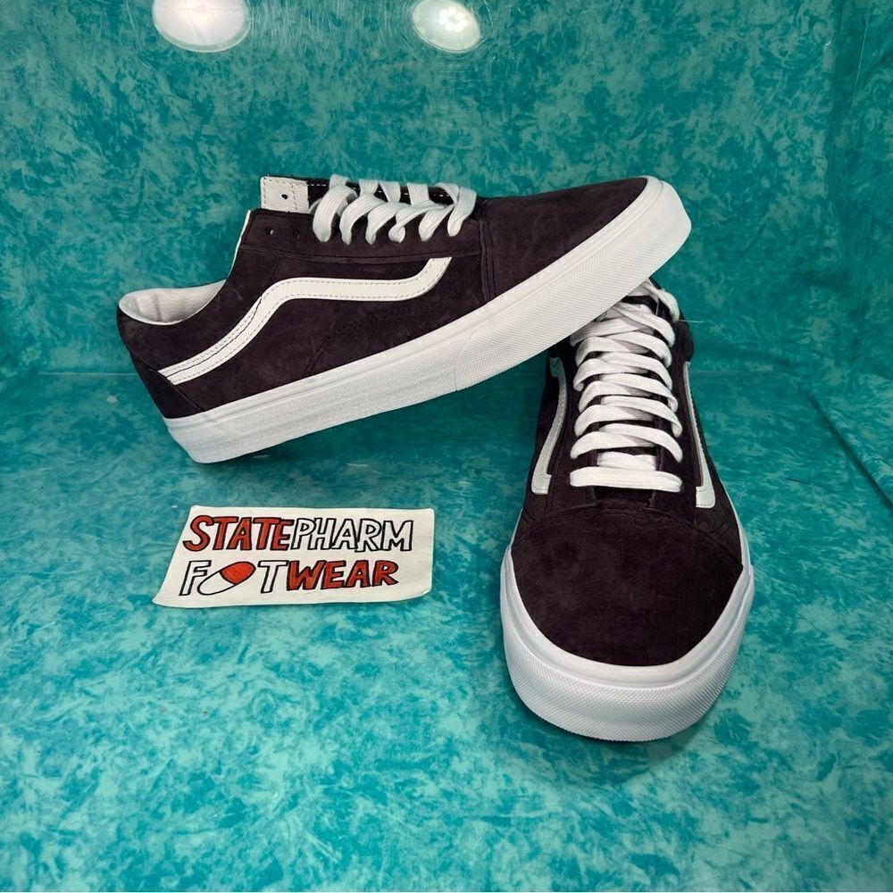 Vans Old Skool Pig Suede Wine Tasting Purple Men’s Low Top Skate Shoes
